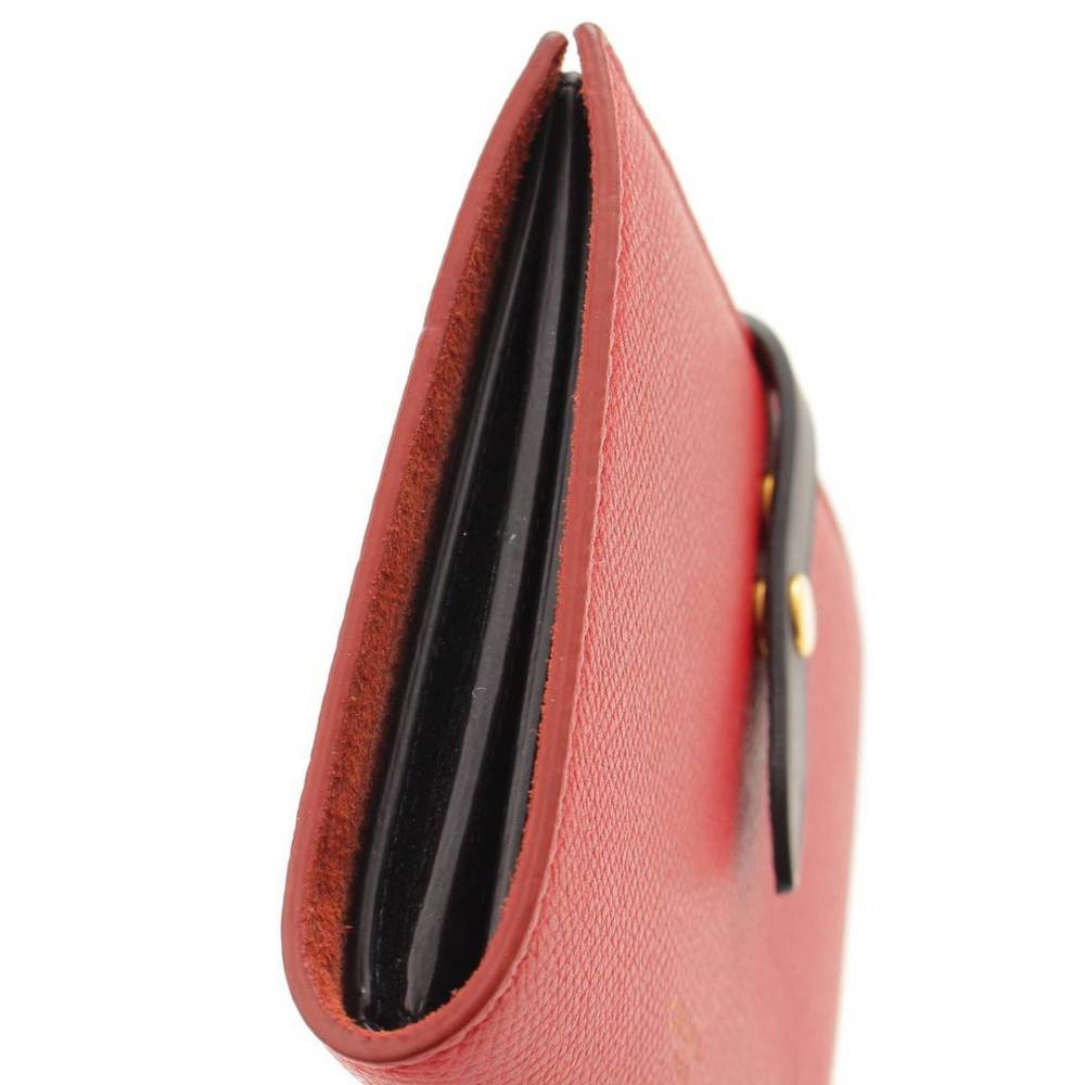 Celine Multifunction Strap Red Navy Medium Blue W… - image 7